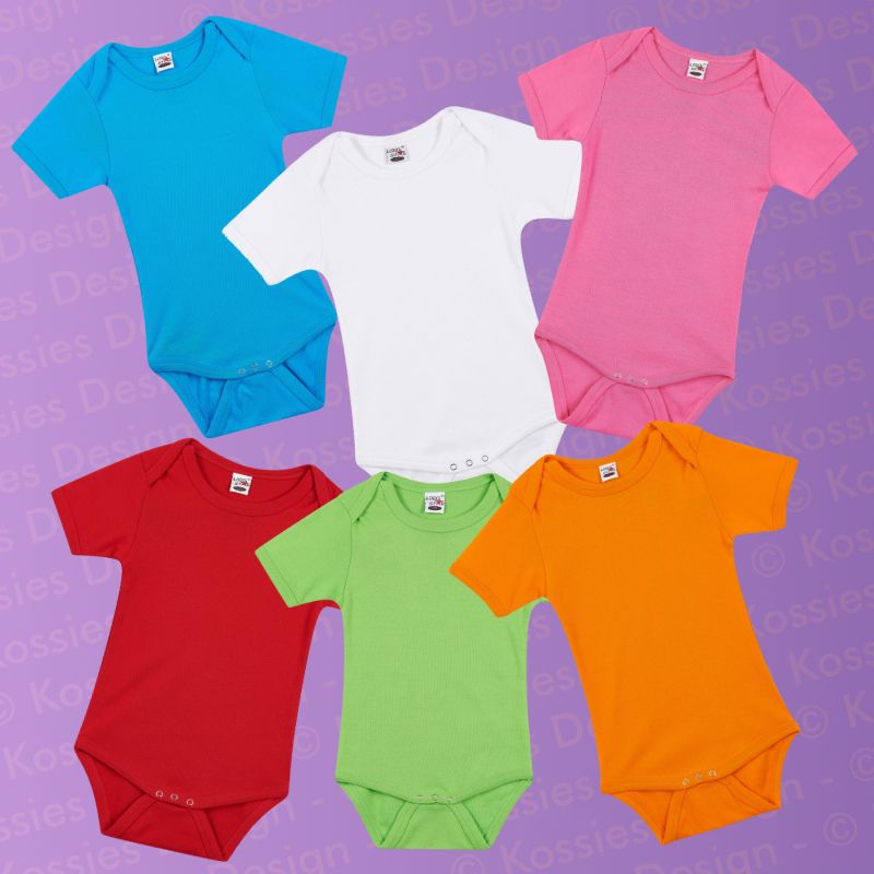 diverse kleuren rompertjes